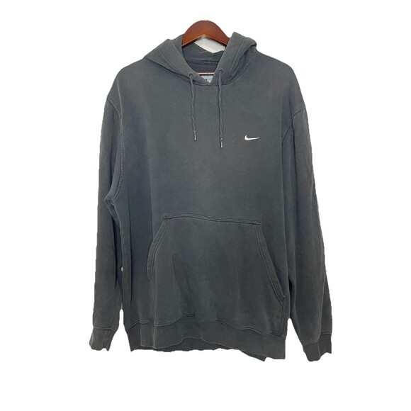 Nike Men's XL Faded Black Hoodie Pullover Embroidered Logo - Picture 1 of 9